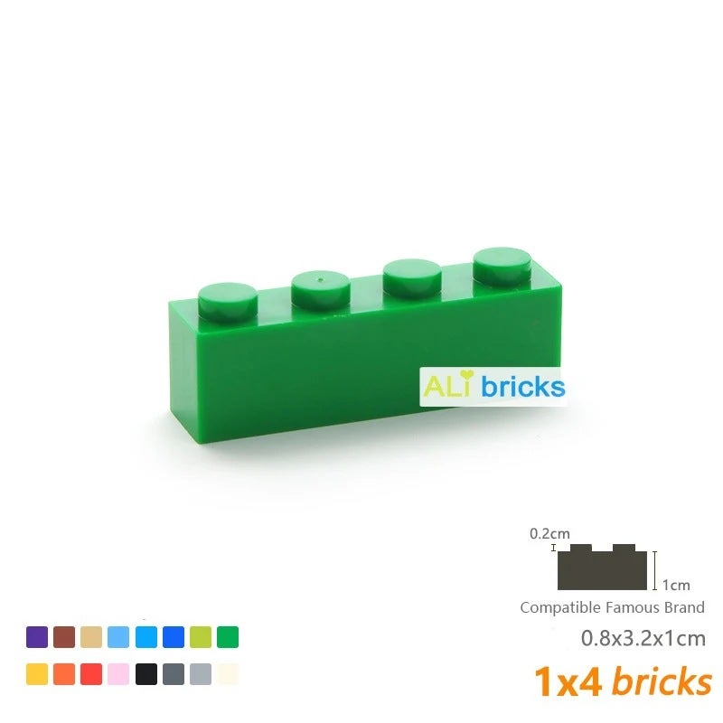 [50G] 3010 Small Particle Splicing Technology Building Blocks 1X4 Basic Bricks Compatible With Lego Moc Spare Parts - Image 3